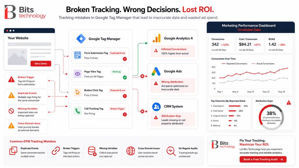 Broken Google Tag Manager Implementations